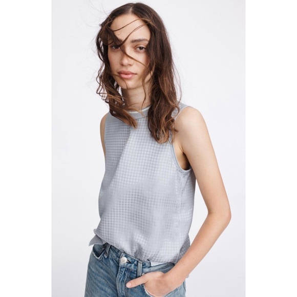 SOLD!!!Rag n Bone Ali Houndstooth Tank M - Picture 2 of 7